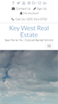 Mobile Screenshot of key-west-real-estate.net